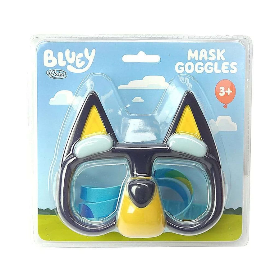 Wahu Bluey Swim Goggles for Kids - Adjustable UV Protection Swimming Mask