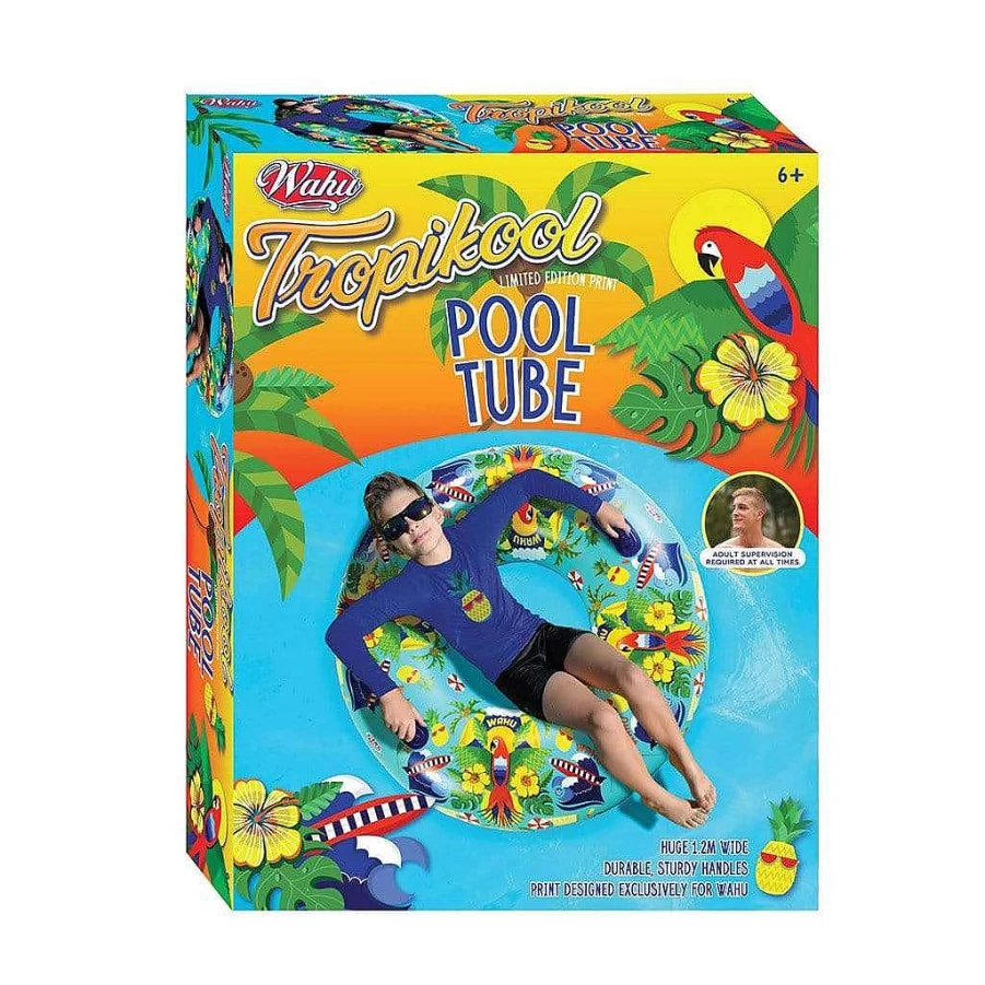 Wahu Tropikool Deluxe Inflatable Pool Tube for Summer Fun