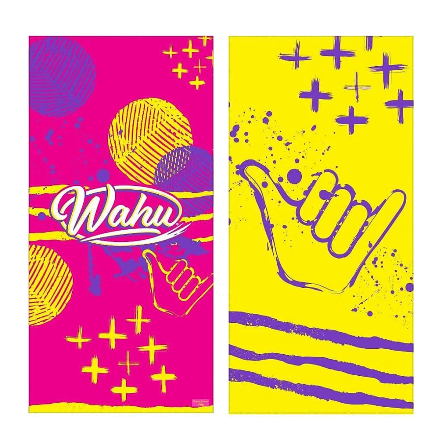 Wahu La Streets Pink Beach Towel - Summer Essential by Seeking Summer