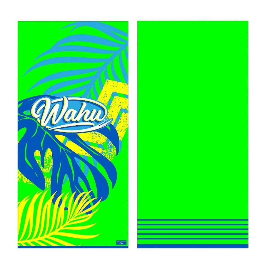 Wahu Jungle Beach Towel - Green, Summer Essential for Outdoor Fun