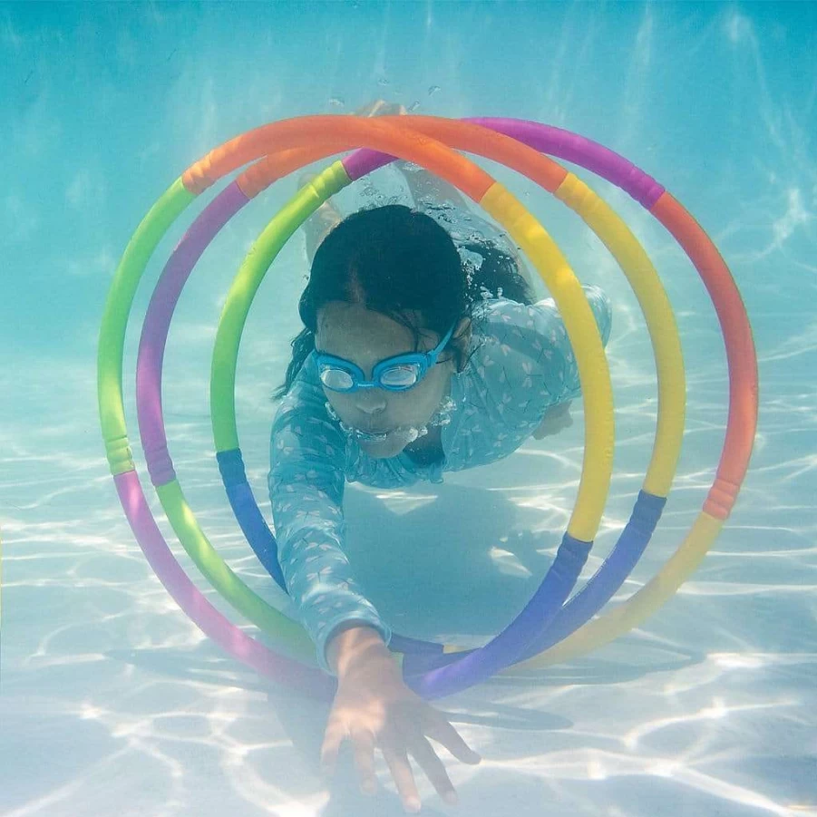 Wahu Pool Hoops - Floating Basketball Hoop for Swimming Pool Fun