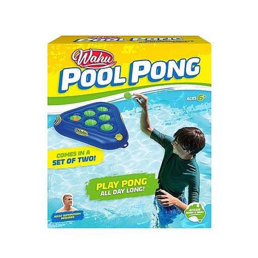 Wahu Pool Pong Game Set - Fun Outdoor Water Activity for Parties & Beach