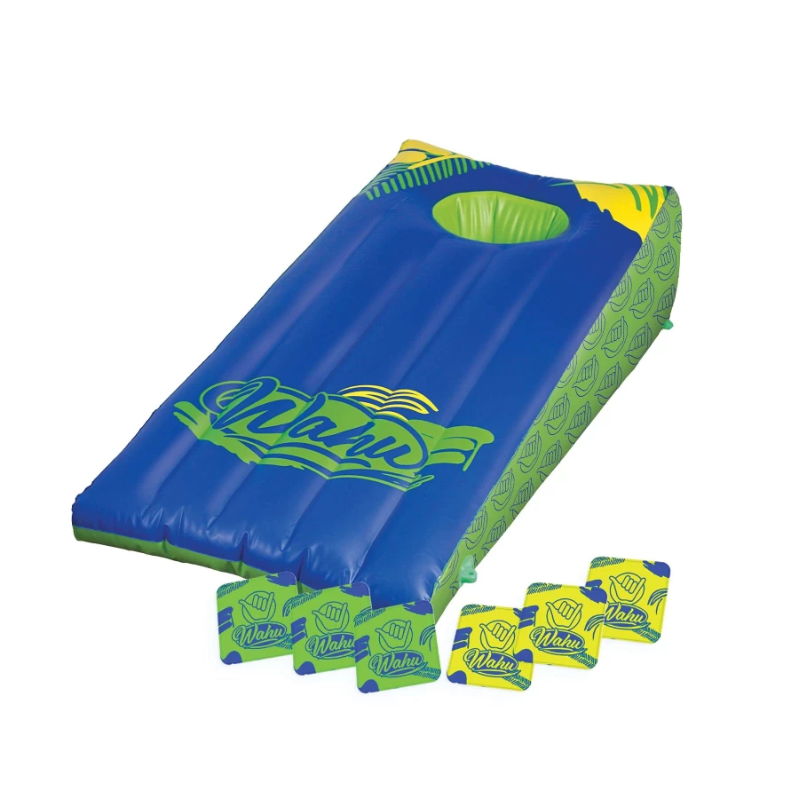 Wahu Cornhole Game Set - Premium Outdoor Bean Bag Toss for Backyard Fun & Parties