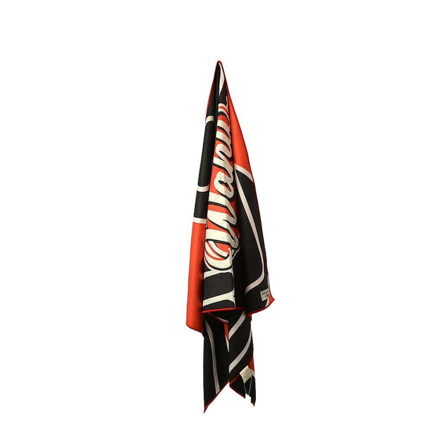 Wahu Shaka Plus Beach Towel - Summer Essential, Red, Ultra Absorbent & Quick Dry