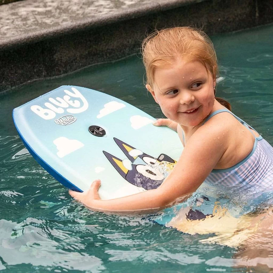 Wahu Bluey Kids Bodyboard - Lightweight Surf Board for Children, Beach Wave Rider, Durable Foam Body Board for Ocean, Pool & Summer Fun