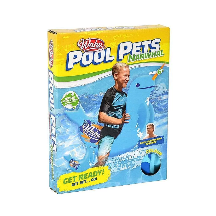 Wahu Narwhal Racer Pool Toy for Kids - Fun Water Racing Game