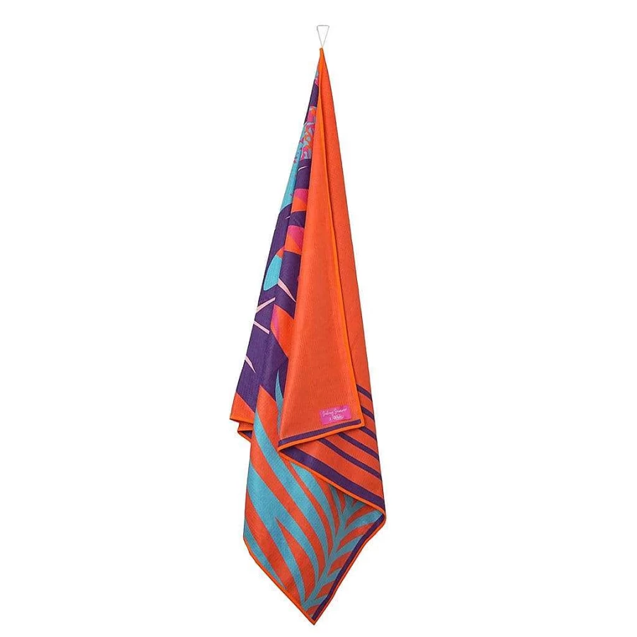 Wahu Jungle Beach Towel - Orange, Summer Essential for Outdoor Fun