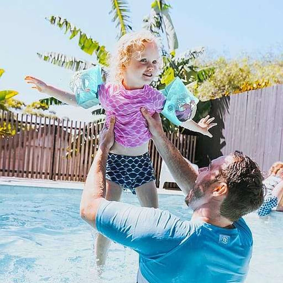 Wahu Frozen Inflatable Arm Bands for Kids - Swim Floaties for Water Safety & Fun
