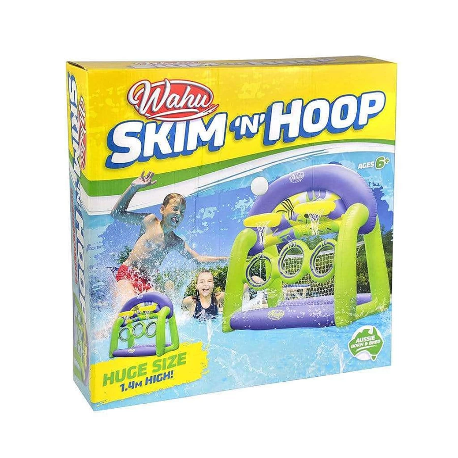 Wahu Skim 'N' Hoop Beach Game Set for Outdoor Fun and Family Activities