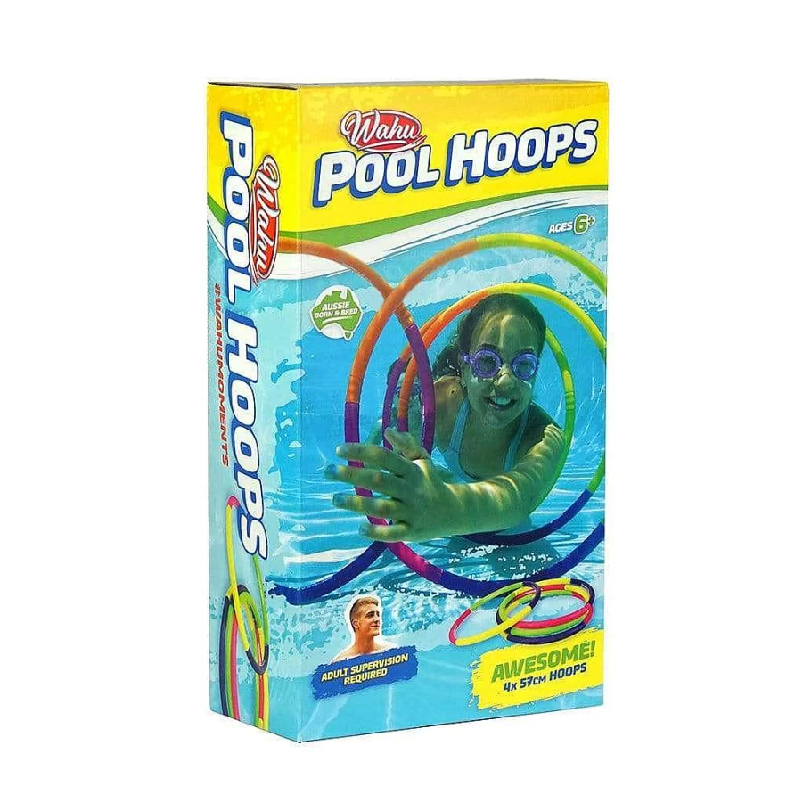 Wahu Pool Hoops - Floating Basketball Game for Outdoor Water Fun