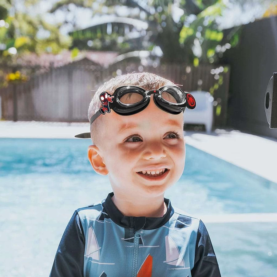 Wahu Spidey & Friends Kids Swim Goggles - Spider-Man Themed Swimming Goggles for Children