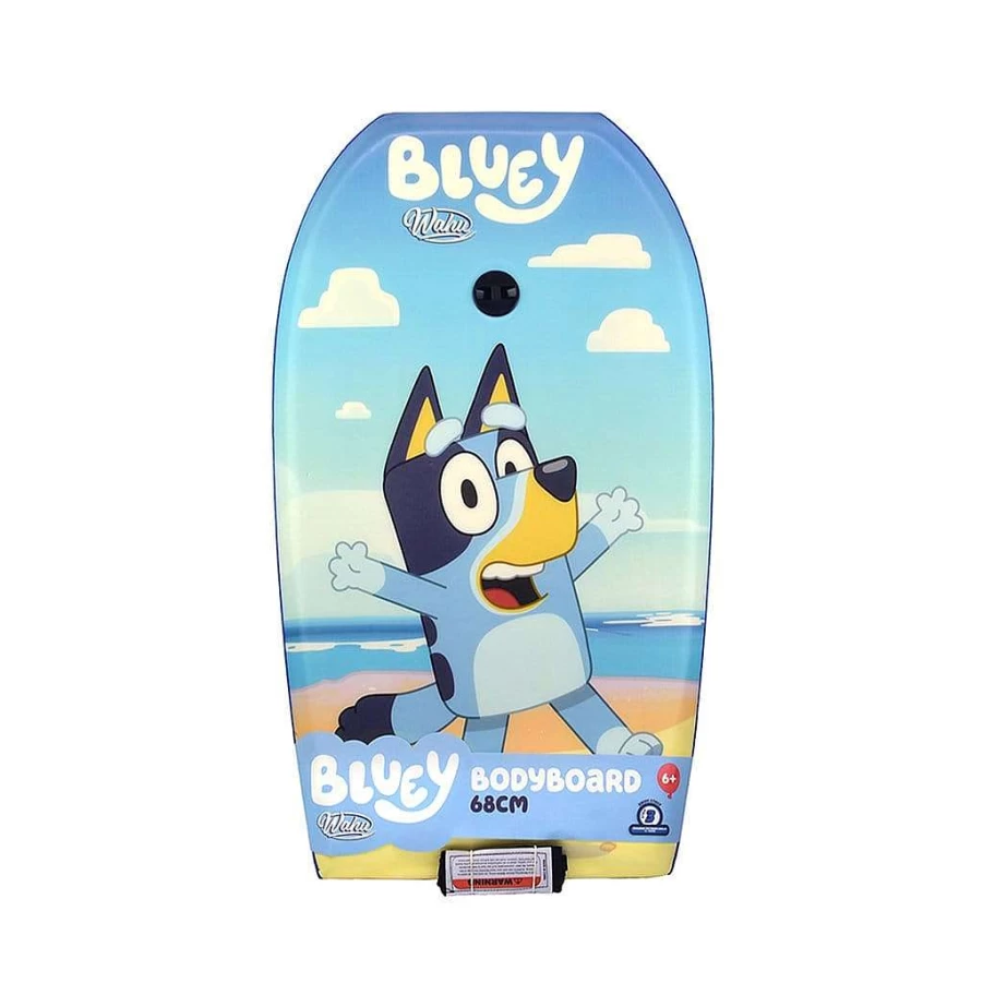 Wahu Bluey Kids Bodyboard - Lightweight Surf Board for Children, Beach Wave Rider, Durable Foam Body Board for Ocean, Pool & Summer Fun