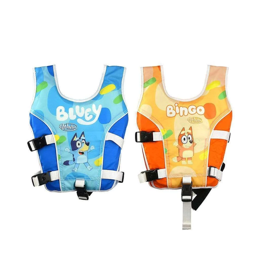 Wahu Bluey Kids Swim Vest - Medium Size for 25-30Kg, Children's Flotation Aid