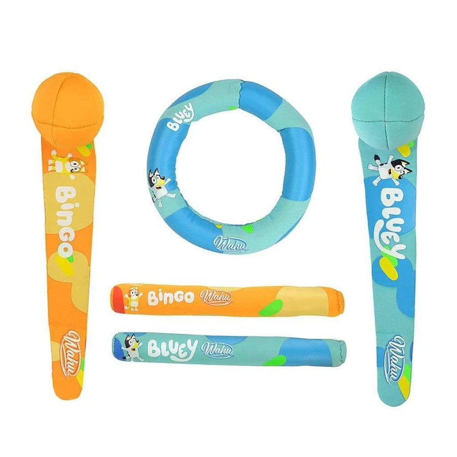 Wahu Bluey Dive Fun Pack - Kids Water Play Set for Outdoor Pool & Beach Adventures
