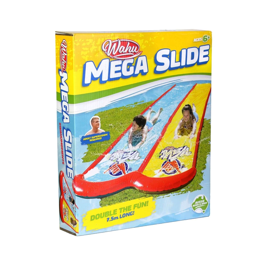 Wahu Mega Slide 7.5M - Giant Inflatable Water Slide for Outdoor Summer Fun