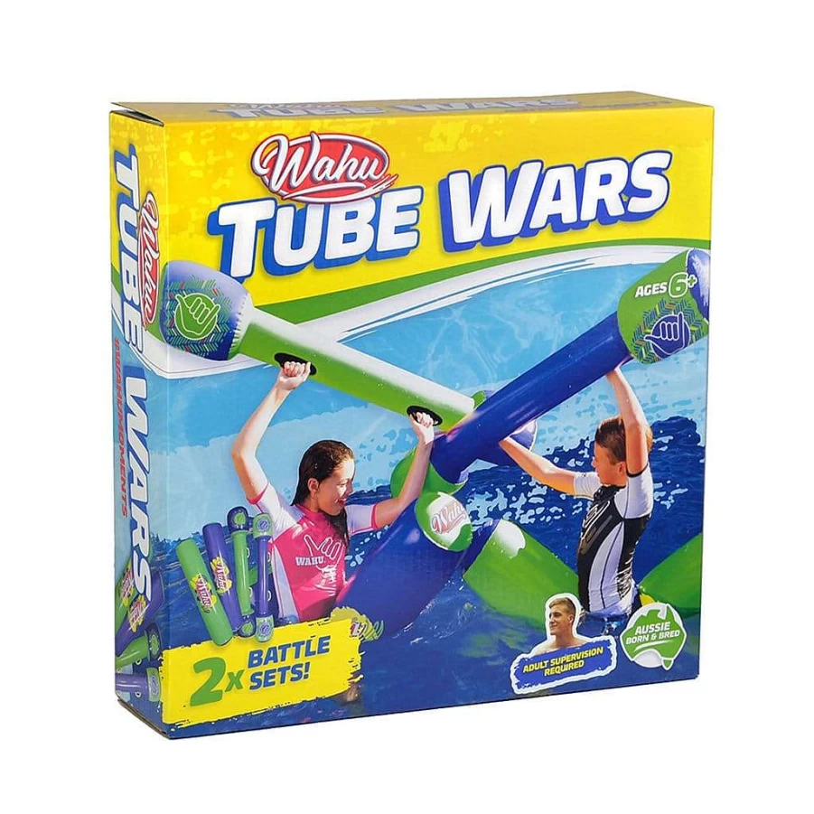 Wahu Tube Wars Water Battle Game - Fun Outdoor Splash Fight for Kids and Families