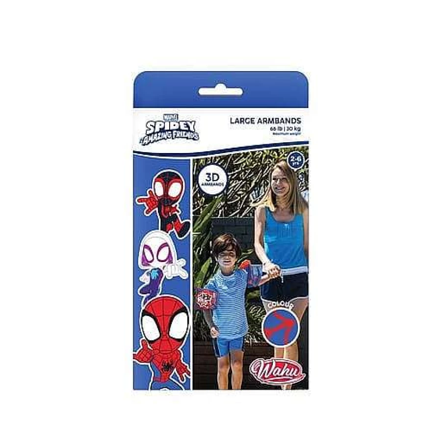 Wahu Spidey & Friends Kids Swim Arm Bands - Floaties for Safe Water Play