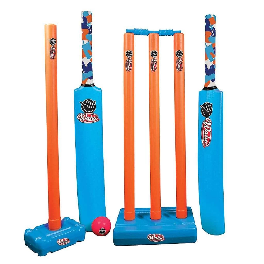 Wahu Double Cricket Set - Complete Cricket Kit for Kids & Adults with Bat, Ball & Stumps