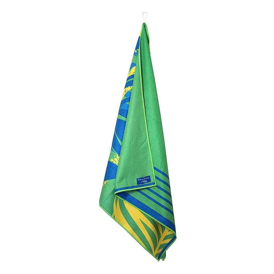 Wahu Jungle Beach Towel - Green, Summer Essential for Outdoor Fun