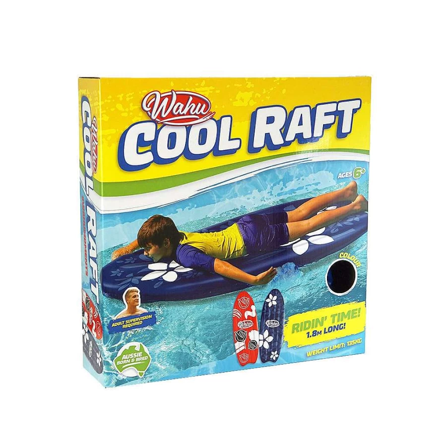 Wahu Paradise Inflatable Raft - Premium Floating Island for Pool & Lake Fun