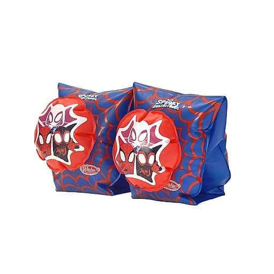 Wahu Spidey & Friends Kids Swim Arm Bands - Spider-Man Themed Floaties for Safe Swimming