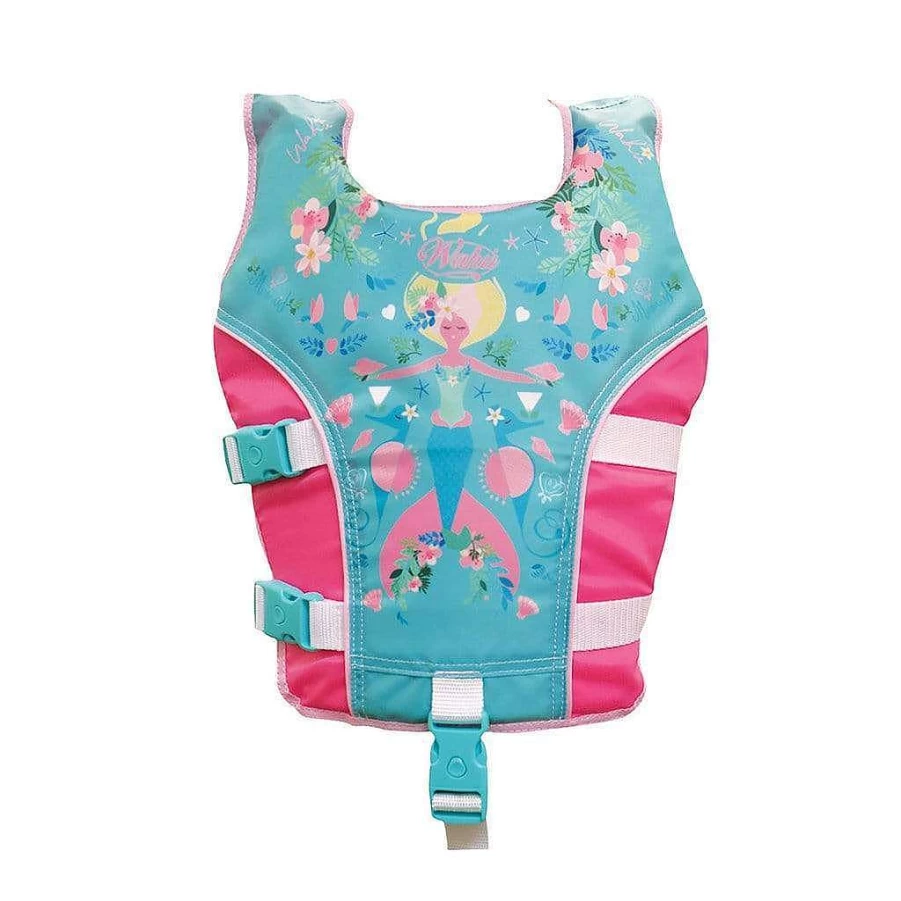 Wahu Kids Mermaid Swim Vest - Adjustable Flotation Jacket for Safe Water Play