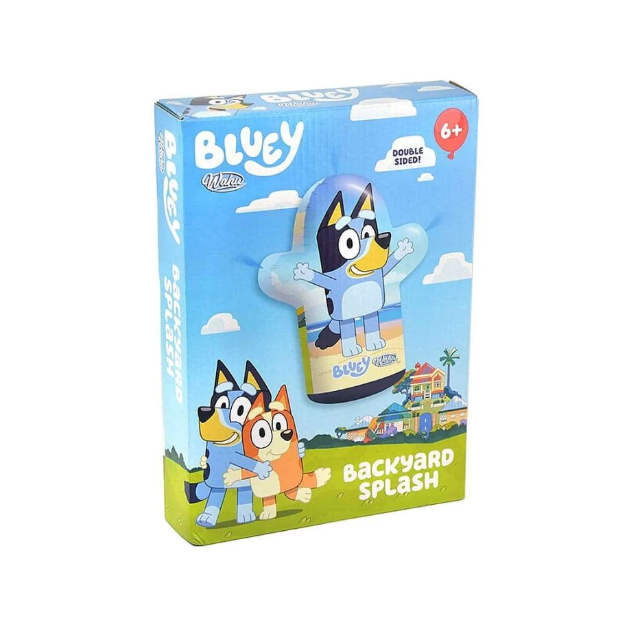Wahu Bluey Backyard Splash Water Play Set for Kids - Outdoor Fun & Interactive Splash Game