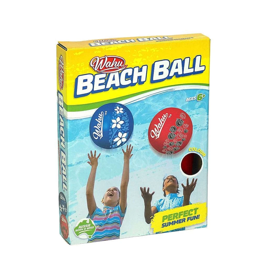 Wahu Shaka+ Inflatable Beach Ball - Premium Outdoor Water Play Toy for Pool, Beach, and Summer Fun